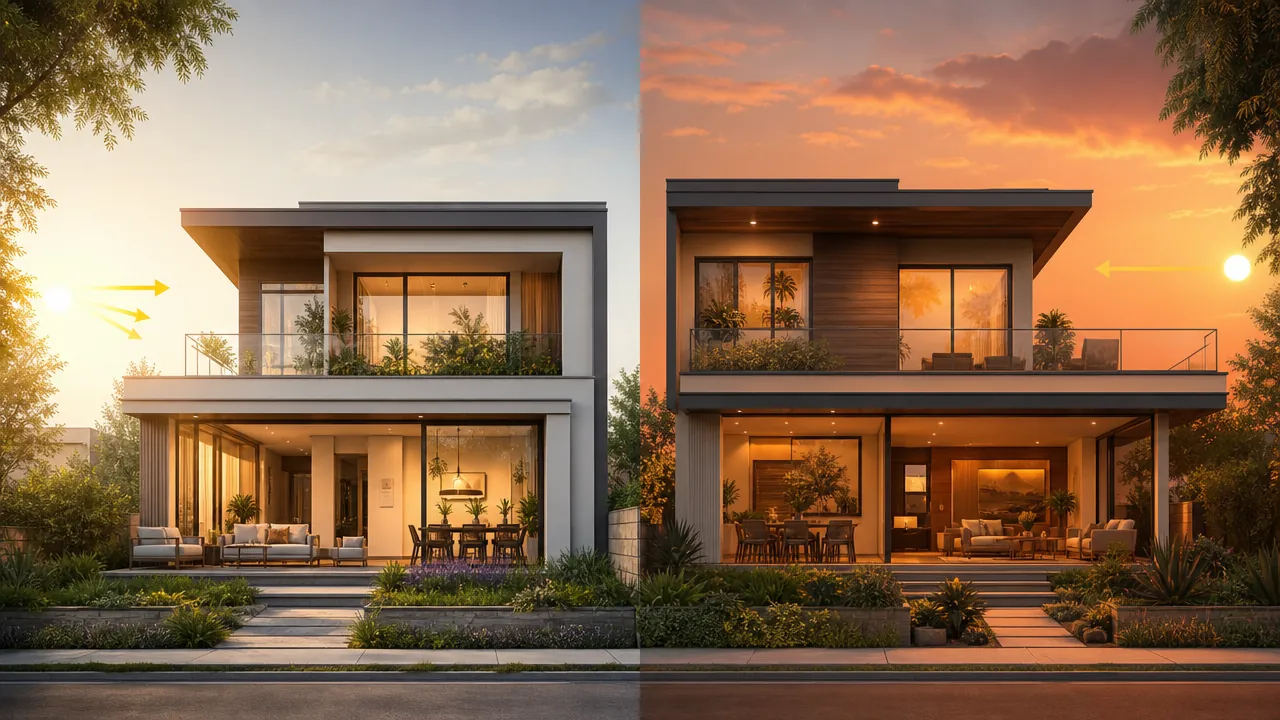 East-Facing or West-Facing Home? Choose the Right Orientation for Heat, Light and Livability